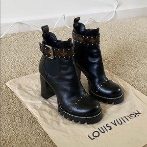 Louis Vuitton Star Trail Ankle Heeled Booties